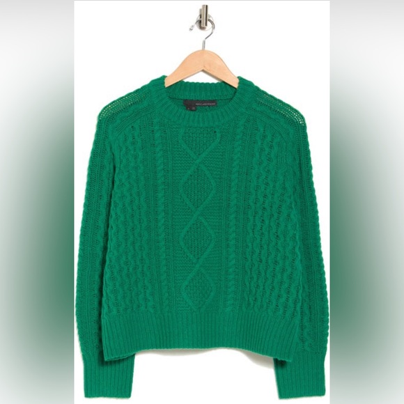 Malo Cashmere Cable Knit Wool & Cashmere-Blend Sweater - Picture 7 of 16